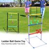 1 Set Ladder Toss Ball Game with 6 Soft Rubber Golf Balls