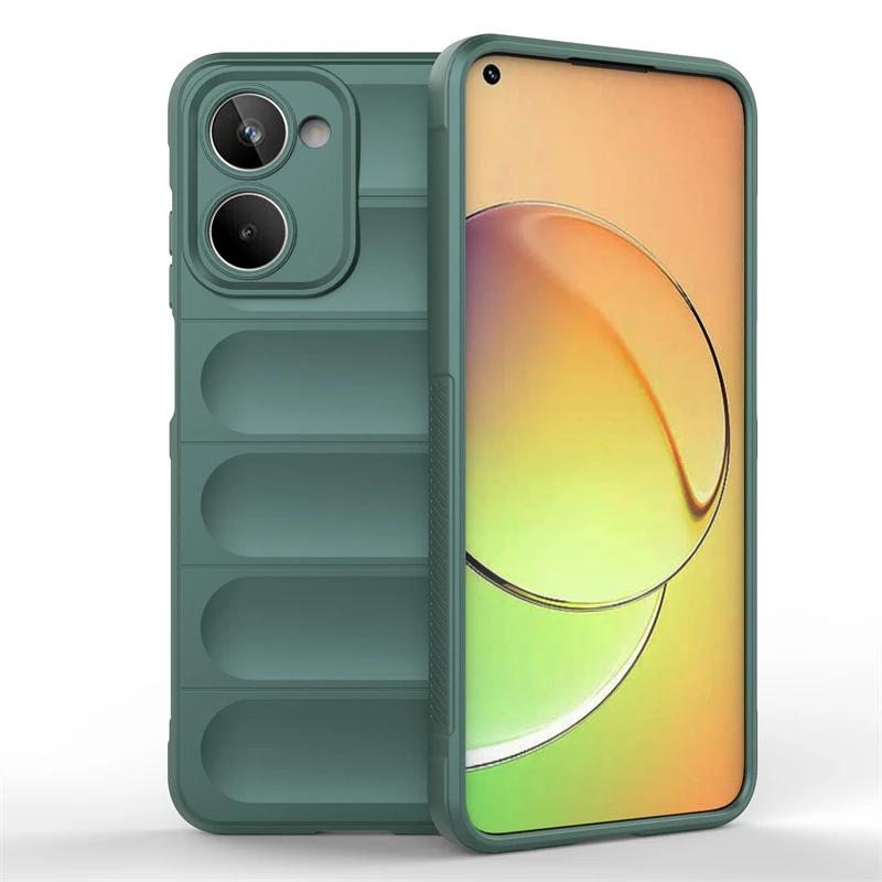 Чехол для OPPO Realme 10 4g задняя крышка чехол для телефона жидкий силикон противоударный защитный чехол Funda Coque