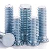 Винт/болт-заклепка под давлением с плоской головкой, оцинкованный, сине-белый M3/M4/M5/M6/M8