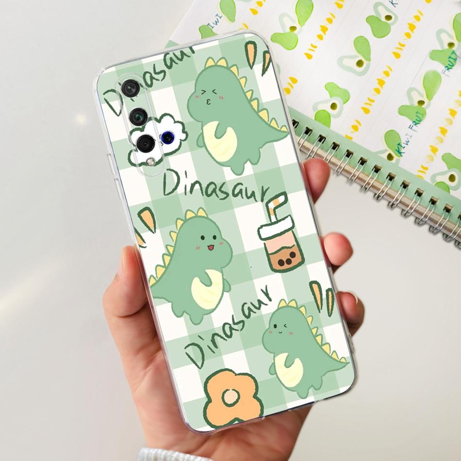 Чехол для телефона Huawei Nova 5T Nova5T YAL-L21 YAL-L61 YAL-L71 Элегантный принт Мягкий силикон Прозрачный ТПУ Тонкие чехлы