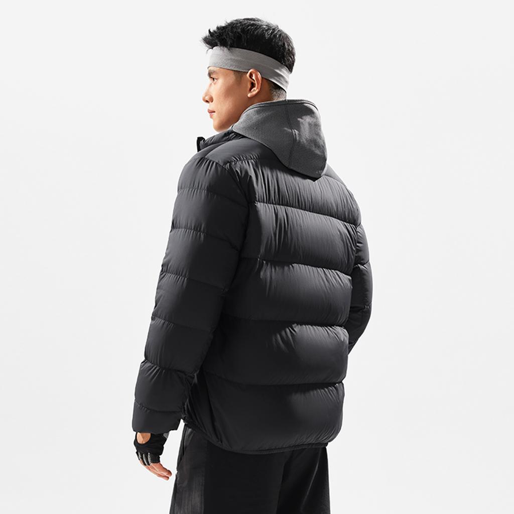 Мужская пуховая куртка Li Ning Серия Фитнес Черная AYMU091-1