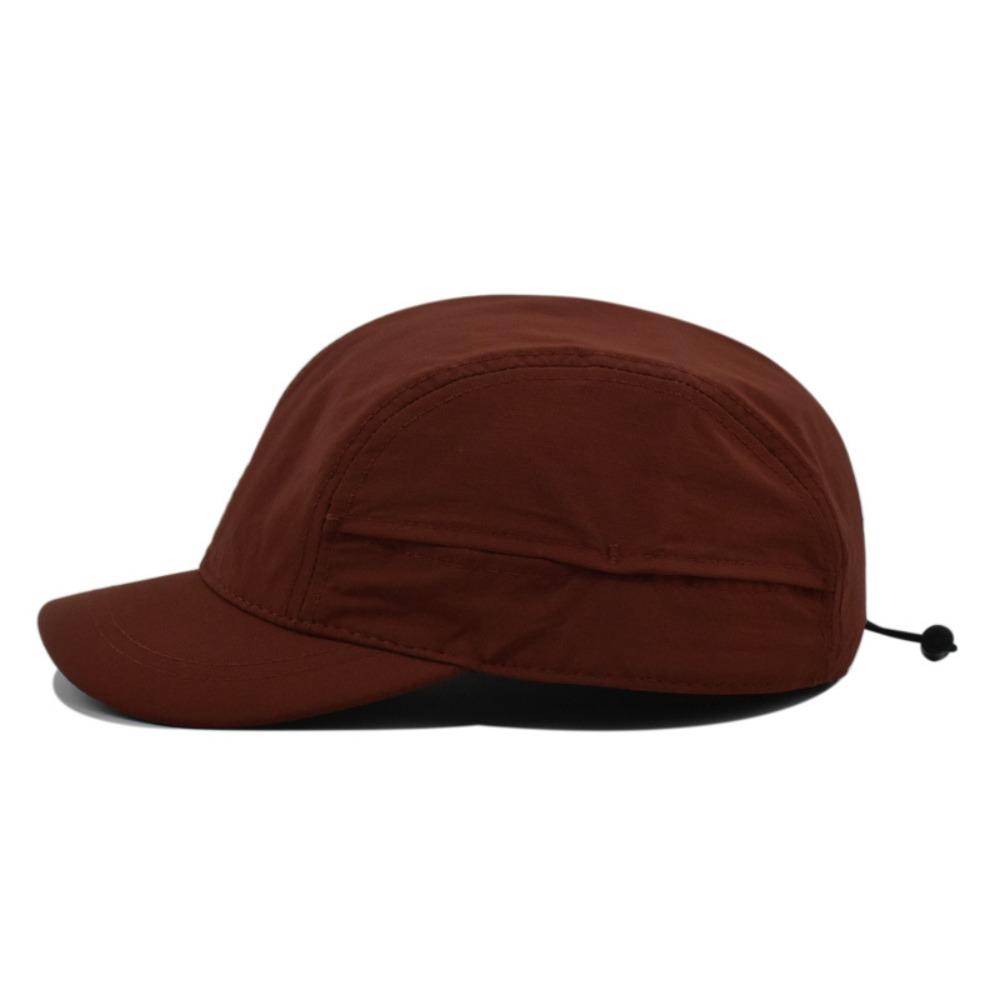 Japanese Style Short Brim Baseball Cap Nylon Peaked Cap Versatile Sun Hat Men