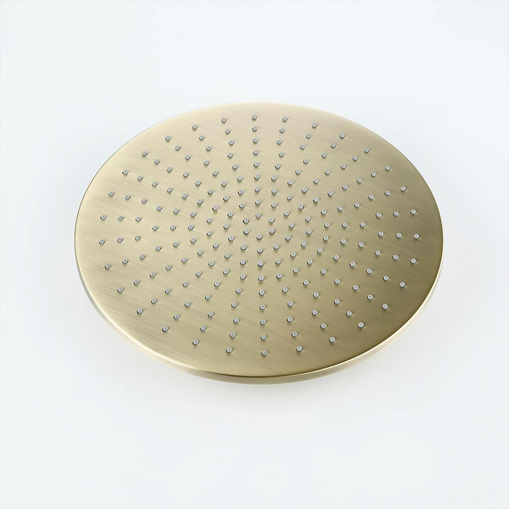 Настенная душевая головка Rian, только латунь, черный хром, матовый, розовое золото, душевая кабина, ванная комната, без кронштейна