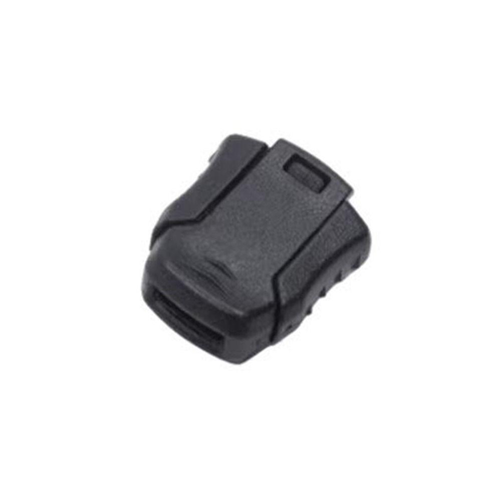 2pcs Black Cord Lock Bean Sportswear Accessories Elastic Rope Buckle Plastic Stopper Outdoor Tool