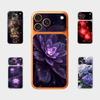Светящиеся цветы Однотонная наклейка-скин для iPhone 17 Pro Max Задняя пленка Чехол-обертка Защита от царапин Прочная наклейка