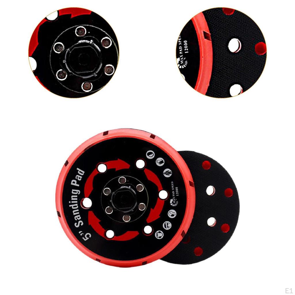 Аксессуары для опорной пластины шлифовальной машины Простые в использовании Удобные многоотверстия на липучке для