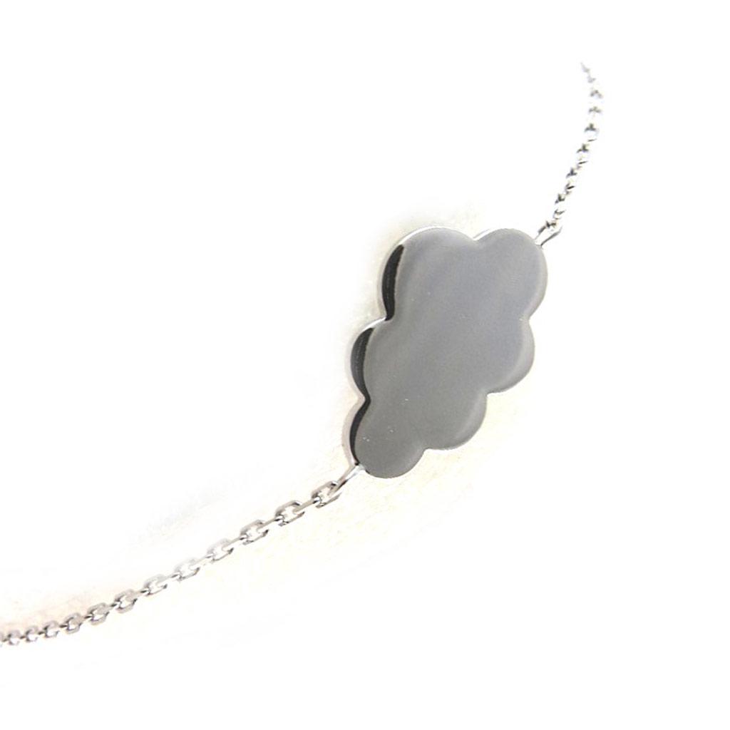 Les Trésors De Lily [N3375] - Серебряный браслет «Nuage» (родиевое покрытие)