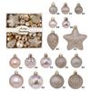 50Pcs/Set Star Xmas Tree Hanging Balls Shatterproof Christmas Tree Decoration  Festival Ornament