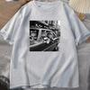 Funny Cat Gang T Shirt Summer Tracksuit Crew Neck Short Sleeve Tops Casual Sportswear Harajuku Retro Streetwear