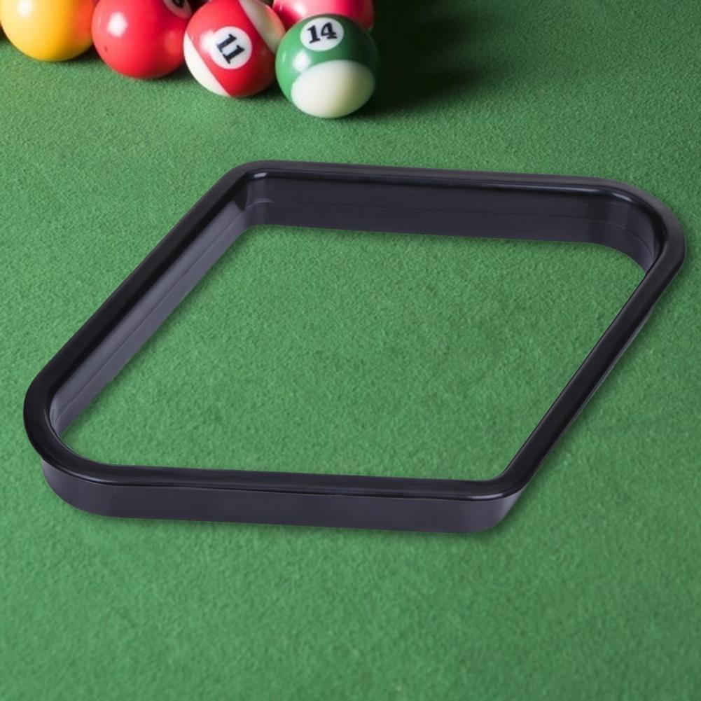 Folding 9-Ball Table Billiard Holder Reusable Diamond Billiard Table Racks Wear-resistant for 2 1/4in Balls Billiard Accessories