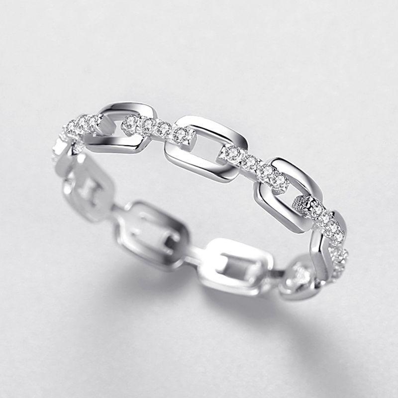 Tancise Classic стерлингового серебра 925 пробы кольцо с цирконом женские ювелирные изделия свадебное обещание вечерние подарок