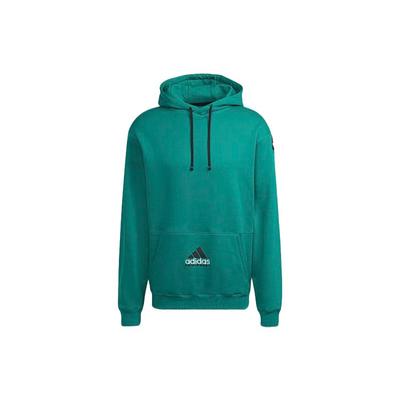 adidas Оригинальные спортивные толстовки с вышитым логотипом трилистника, мужские толстовки, темно-зеленые, HG8089