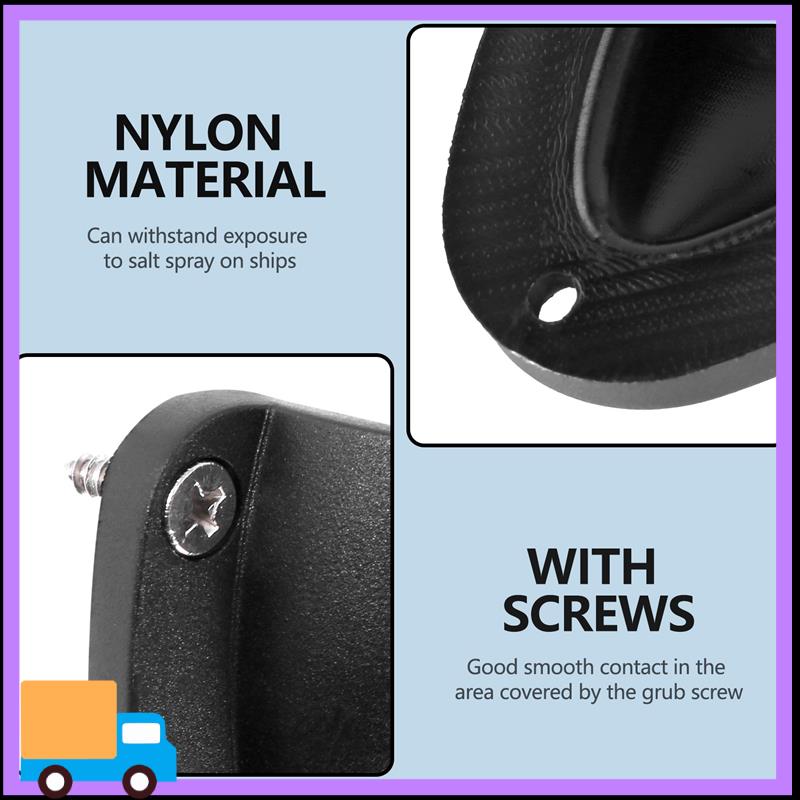 Trending 4 Pcs Nylon 2.5Inch Marine Wire Cable Vent Cover, Clamshell Vent For Boat,Smooth Edge Thickness 1/8Inch,Wire Vent Cover