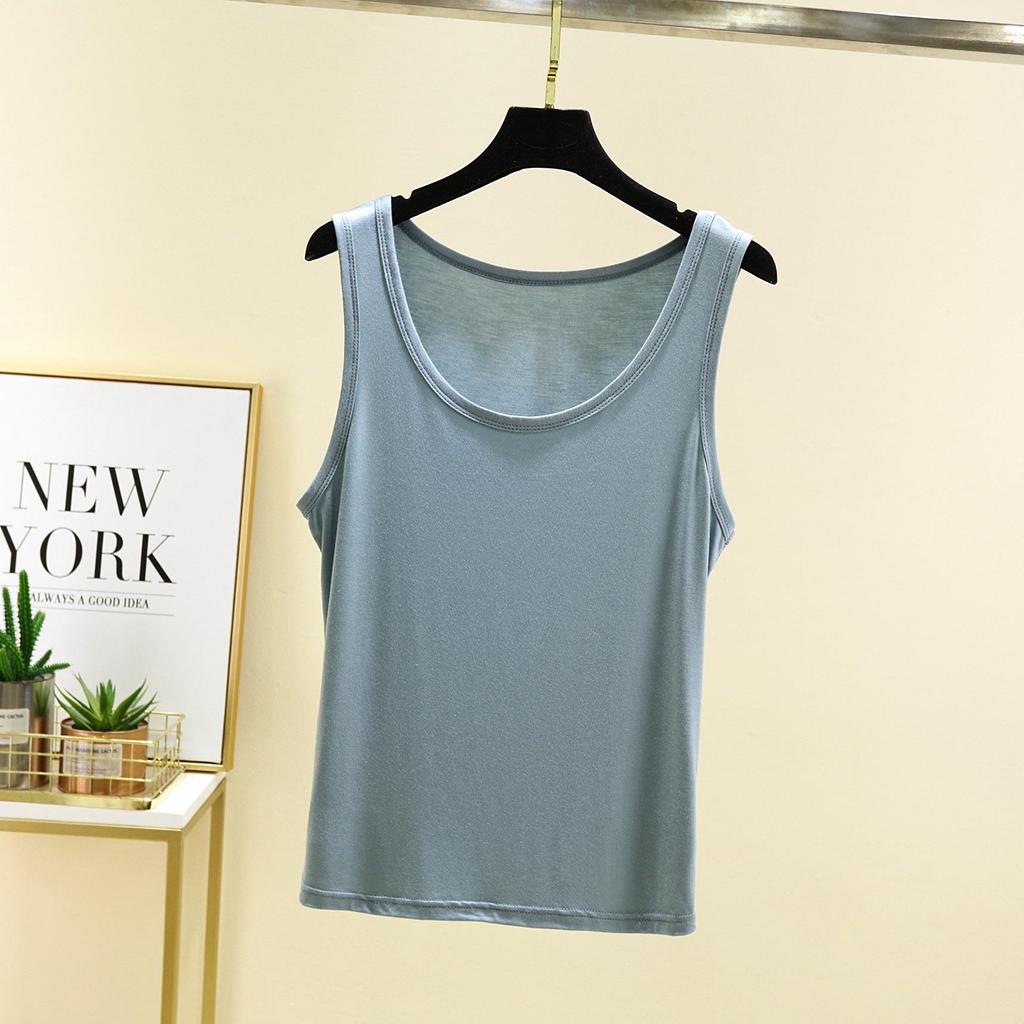 Women's Summer Thin Modal U-neck Slimming Tank Top
