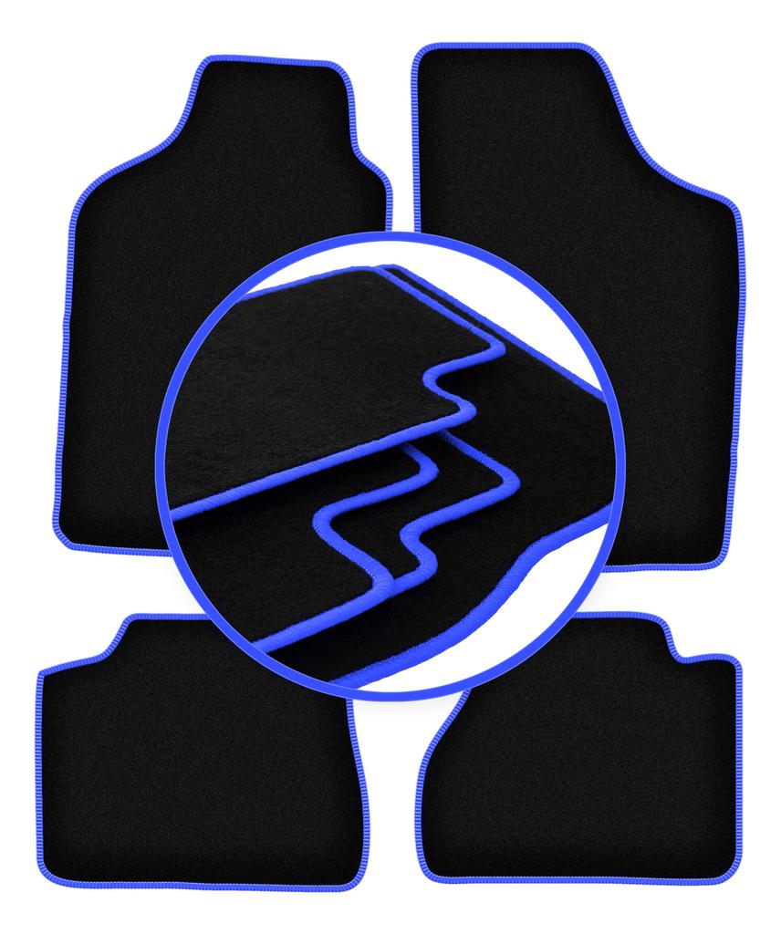 CARLUX-BLUE car mats for: Nissan Micra K10 hatchback (1983-1991)