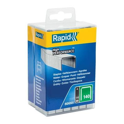 Скобы из плоской проволоки № 140 14 мм коробка 5000 шт. - RAPID - 40303092
