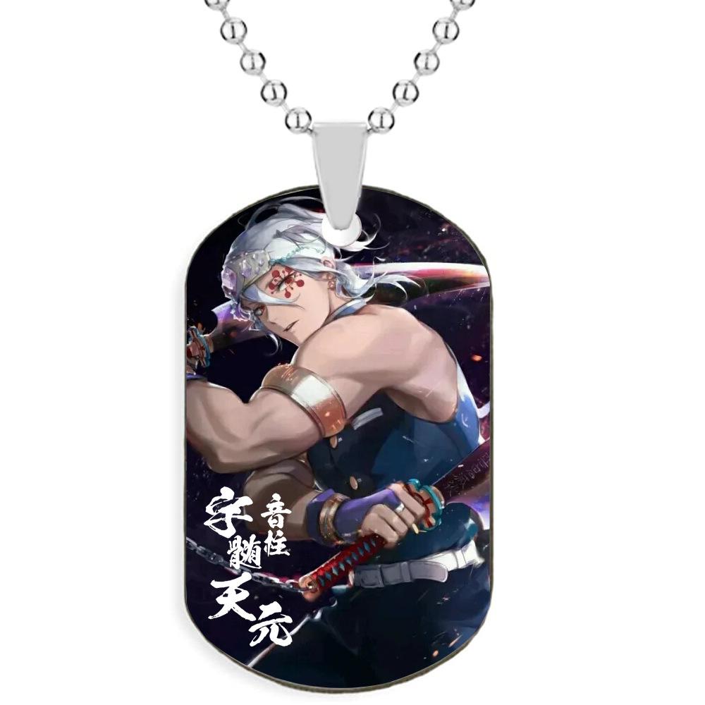 Аниме Убийца Демонов: Ожерелье с подвеской в виде персонажа Yaba, мужские и женские украшения для косплея