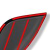 Для BYD Sealion 7 2024 Текстурированная под карбон Накладка на дверь от пинков Автомобильный протектор двери Автомобильные аксессуары Противогрязевая