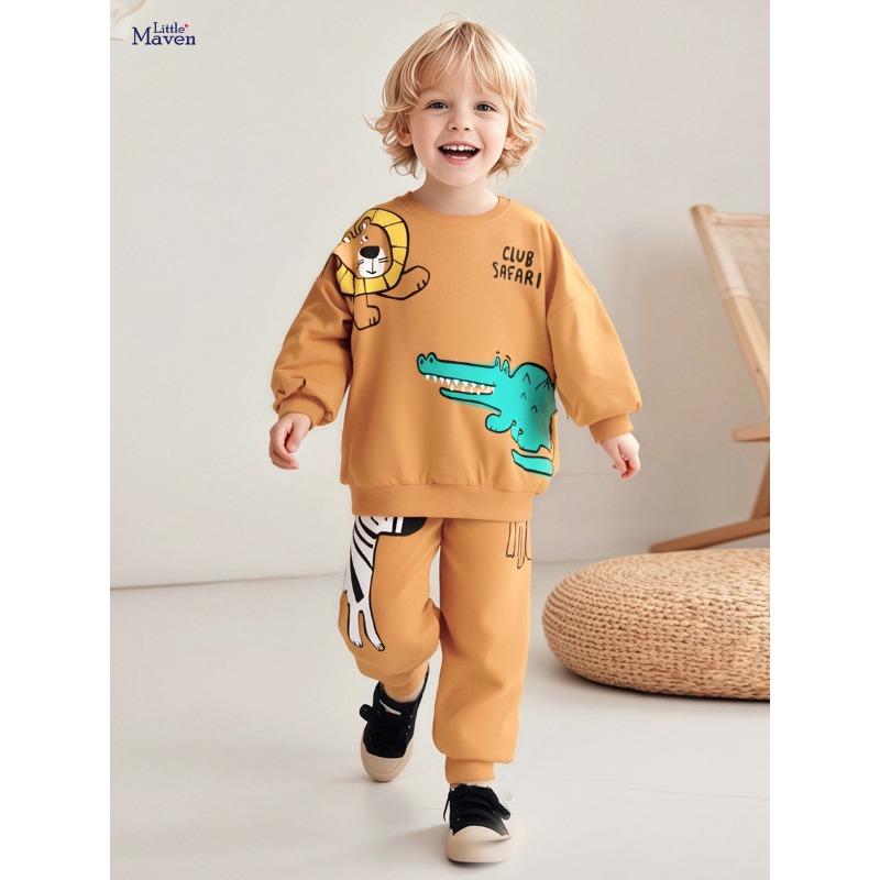 Children's Clothing, European and American Cartoon Boys' Set, Autumn Trend Cotton Children's Set
