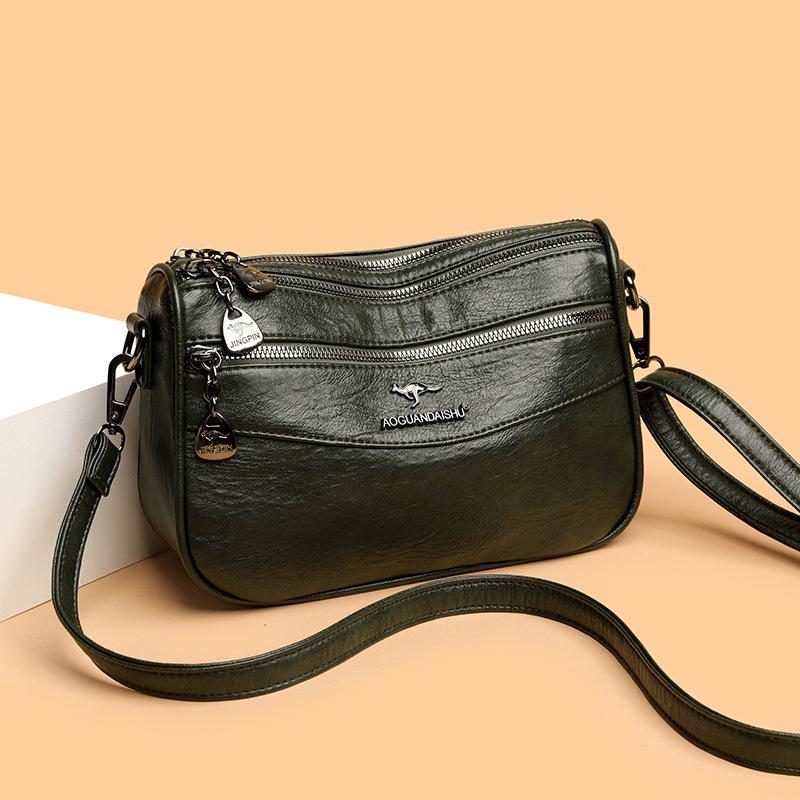 Женская сумка Four Seasons Женская сумка Большая вместимость Хорошее качество Одно плечо Косая сумка через плечо Мягкая текстура Сумка