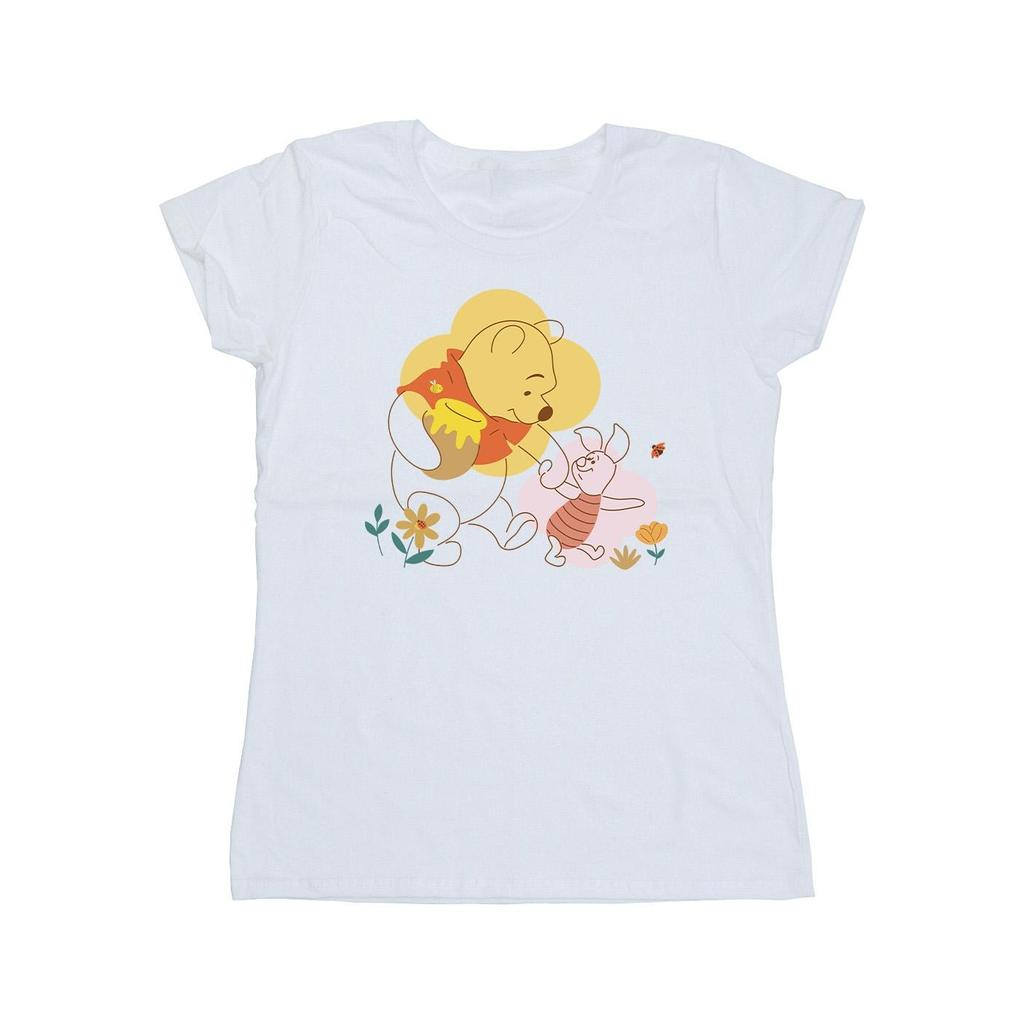 Disney Womens/Ladies Winnie The Pooh Piglet Cotton T-Shirt