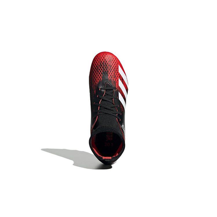 adidas PREDATOR MUTATOR 20.3 Амортизация, Износостойкие Средняя высота Детские Футбольные Бутсы Черный Красный Детские EF1946