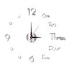 3D DIY Wall Clock Simple Installation Battery-Powered Quiet Modern Nordic Wall Clock for Living Room Bedroom