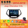Автомобильное радио Android 14 для Jeep Cherokee 5 KL 2014 - 2018 Мультимедиа Видео Плеер Навигация Нет 2din 2 din DVD