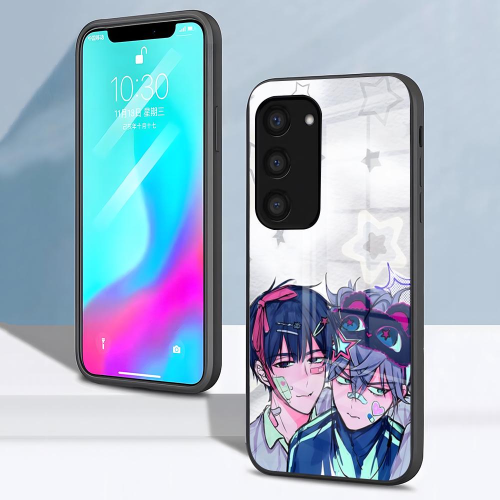A-Alien S-Stage Иван Тилл Чехол для телефона для Samsung S26 S25 S24 FE S23 S22 S21 Plus S20 Ultra Note20Ultra Черная стеклянная крышка