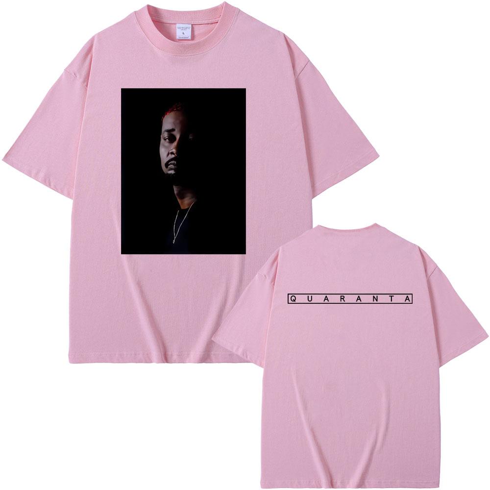 Rapper Danny Brown Quaranta Album Graphic Tshirt Men Women Hip Hop Fashion Oversized Short Sleeve T Shirt Male Pure Cotton Tees