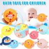 (H0826)New Baby Bath Swimming Bath Pool Toy Cute Dolphin WindUp Bath Toys
