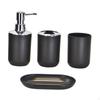 Bathroom Accessories 4 Piece Set, Housewarming Gift, Decor, Mouthwash Cup, Toothbrush