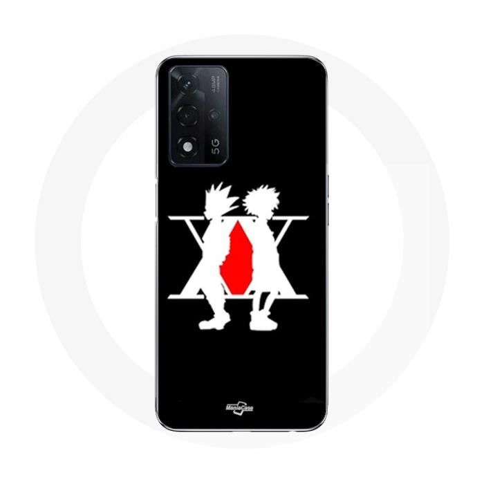 Coque - MANIACASE - Oppo A93s 5G - Noir - Anime Otaku - Souple