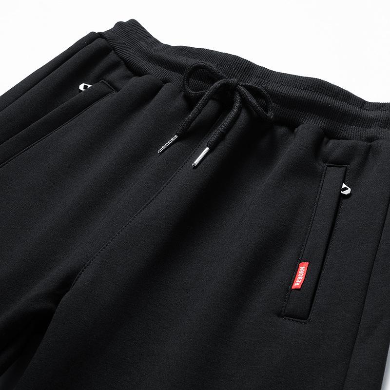 Spring Round Neck Sweater Casual Suit Men 'S Cotton Sports Suit Two -Piece Set 