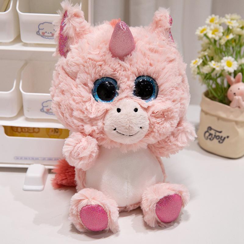 Cute Cute Big-eyed Unicorn Penguin Doll Plush Toy Sloth Doll Children Companionship Soothing Rag Doll
