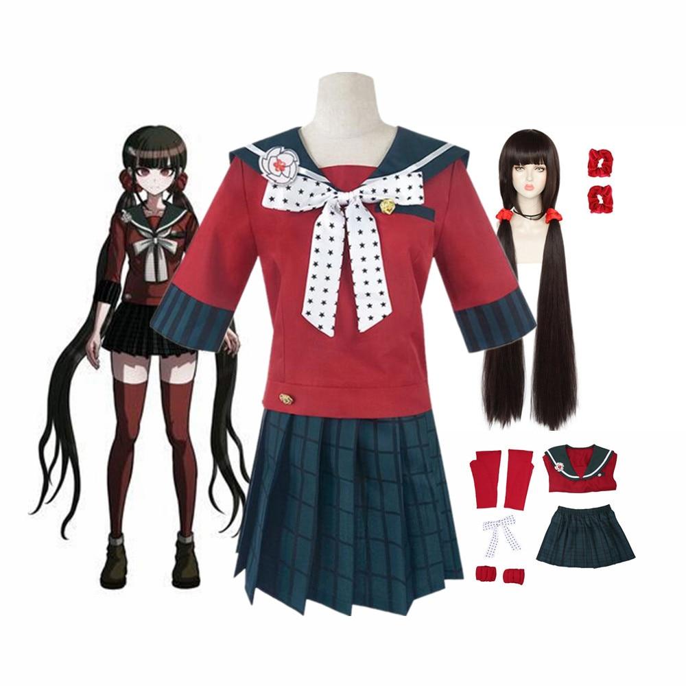 Аниме Danganronpa Harukawa Maki, комплект школьной формы для девочек, костюм для косплея