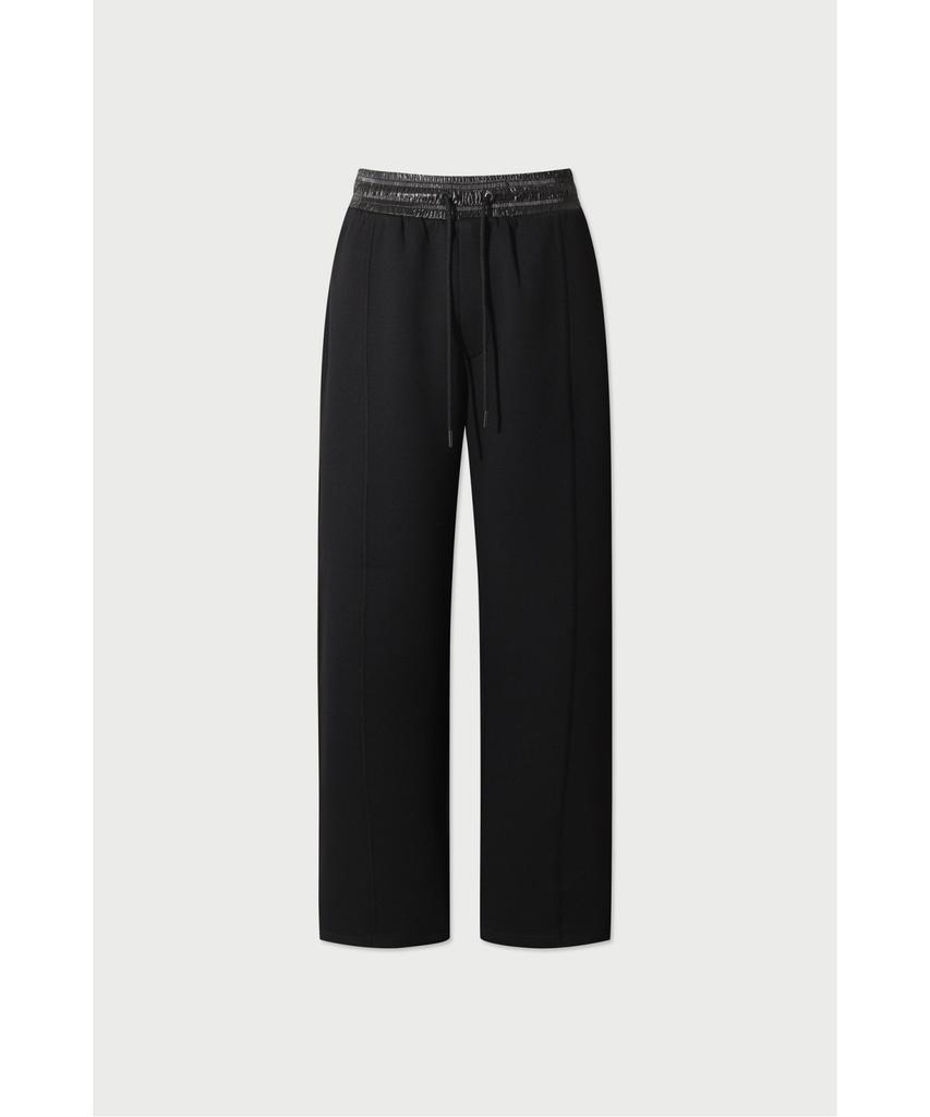 IRO Vague Cushion Fabric Wide Straight Fit Pants Iqpas26903Bkx