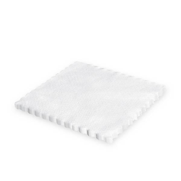 Serrated Dessert Napkins White 17 X 17 2000 Pcs