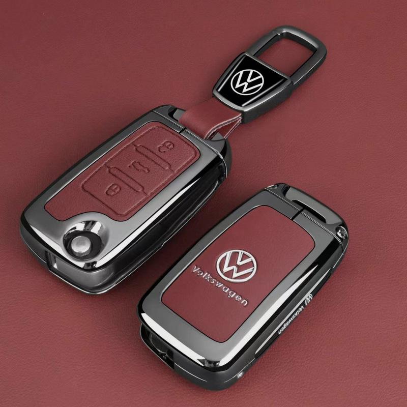Ключница для Volkswagen: Подходит для моделей Teramont, Bora, Golf, Sagitar L, Tayron, Magotan, T-Roc и T-Cross
