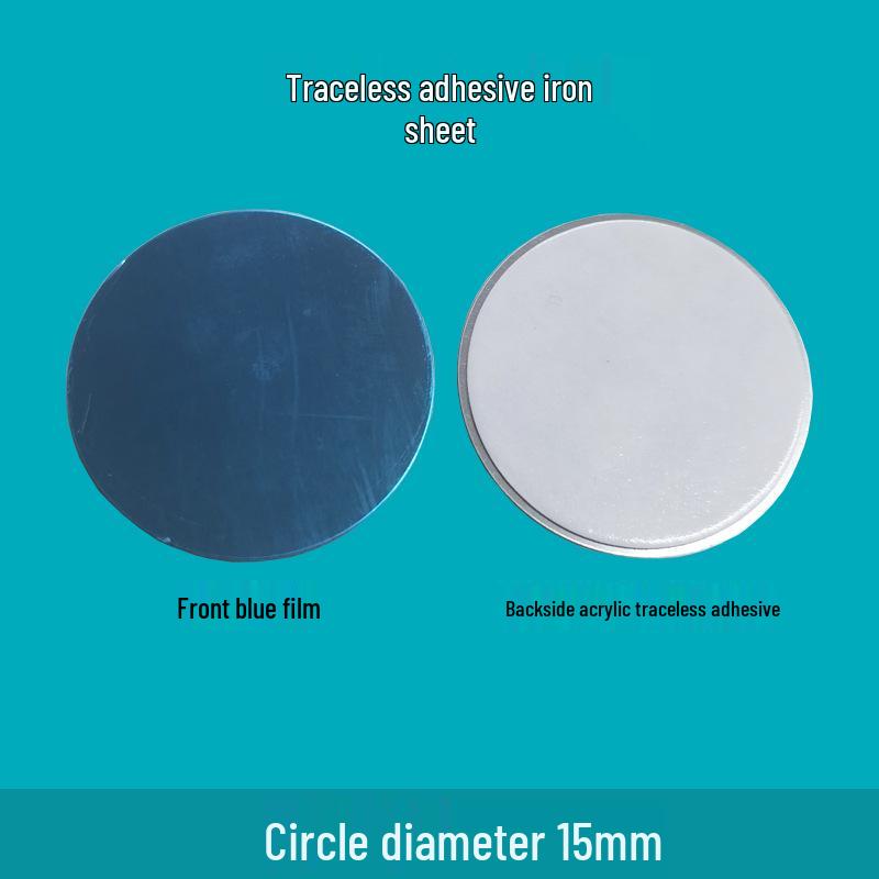 Traceless Adhesive Magnetic Iron Sheet with Acrylic Coating - Available In Stainless Iron
