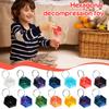 Hexagon Keychain, 3D Printed Stress Sensory Keychain For Kids And Adults, Colorful Anxiety Relief And Mindfulness Meditation Aid