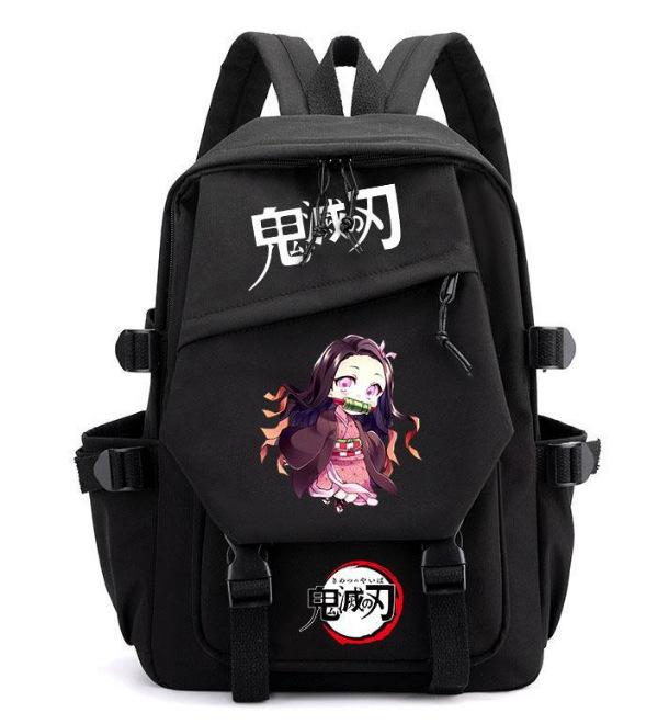 Japan cartoon comics Demon Slayer Instagram Backpack, Japanese Retro Style, Large Capacity Student Backpack 0016 KTB