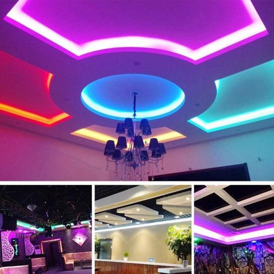 Меняющая цвет 300 светодиодных лент, 44-клавишный контроллер освещения, удаленный бар, декор для вечеринки