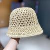 Панама Дизайнерская Широкополая Женская Панама Летняя Соломенная Плетеная Козырек от Солнца Шляпы Ажурная Шляпа Полосатая Пляжная Шляпа