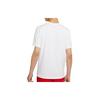 Nike Basketball Hoop Print Short Sleeve T-Shirt Men Tops White CK9514-100