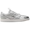 Jordan Air Jordan 1 Износостойкие Низкие Винтажные Баскетбольные Кроссовки Женские Серебристо-Серые Jordan HQ2186-002