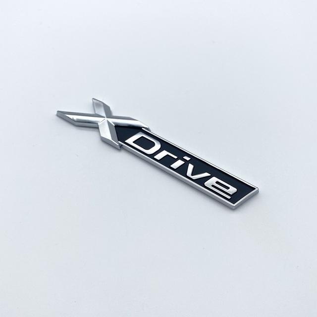 Новые хромированные черные буквы Fender с буквами SDrive XDrive EDrive для BMW 3 4 5 6 7 8 серии X3 X4 X5 X6 Z4 GT, наклейка с логотипом на багажник автомобиля