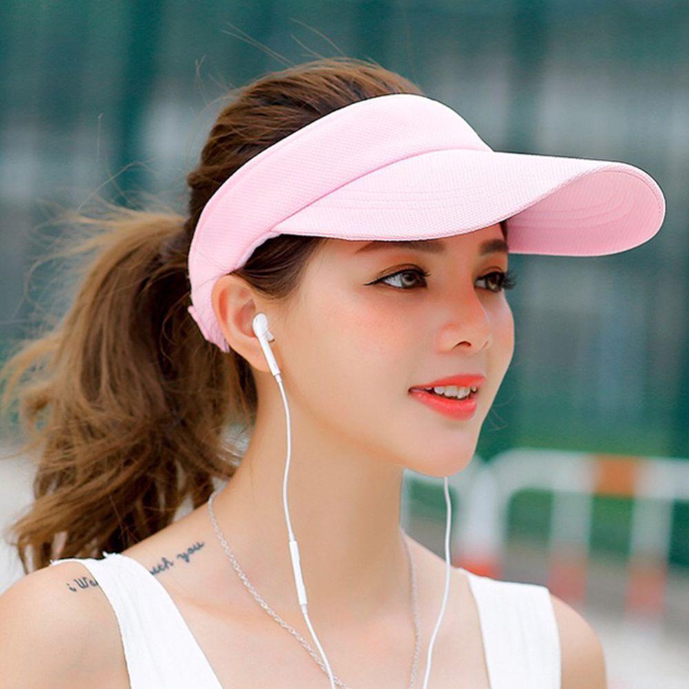 Аксессуары для бега Пляжная шляпа от солнца Унисекс Кепка для гольфа и тенниса Пустая шляпа Широкополая солнцезащитная шляпа с козырьком