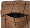 de Tissue Pouch Chocolat Check Tissue Case Brown [Maison Fleur] Women's
