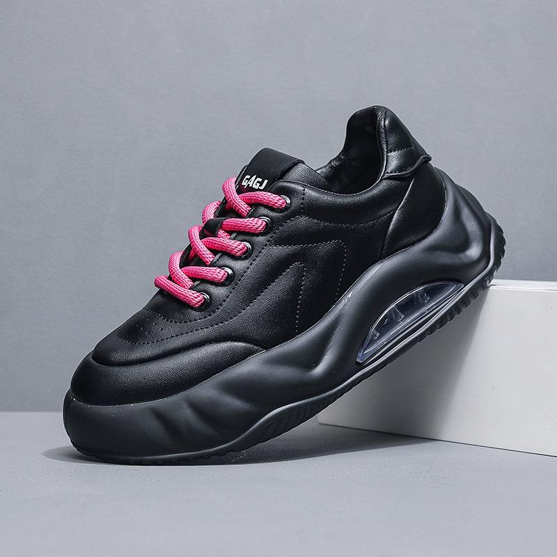 Мужская обувь для хлеба, европейская станция, осенне-зимняя спортивная обувь, повседневная обувь на платформе, воздушная подушка, модная брендовая обувь для папы, маленькие белые туфли для мужчин